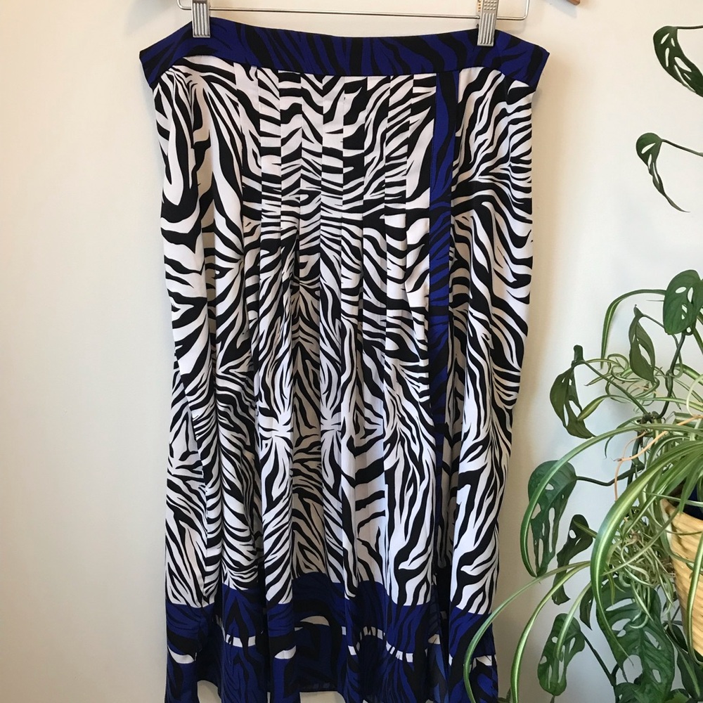Zebra Print Women's Skirt
